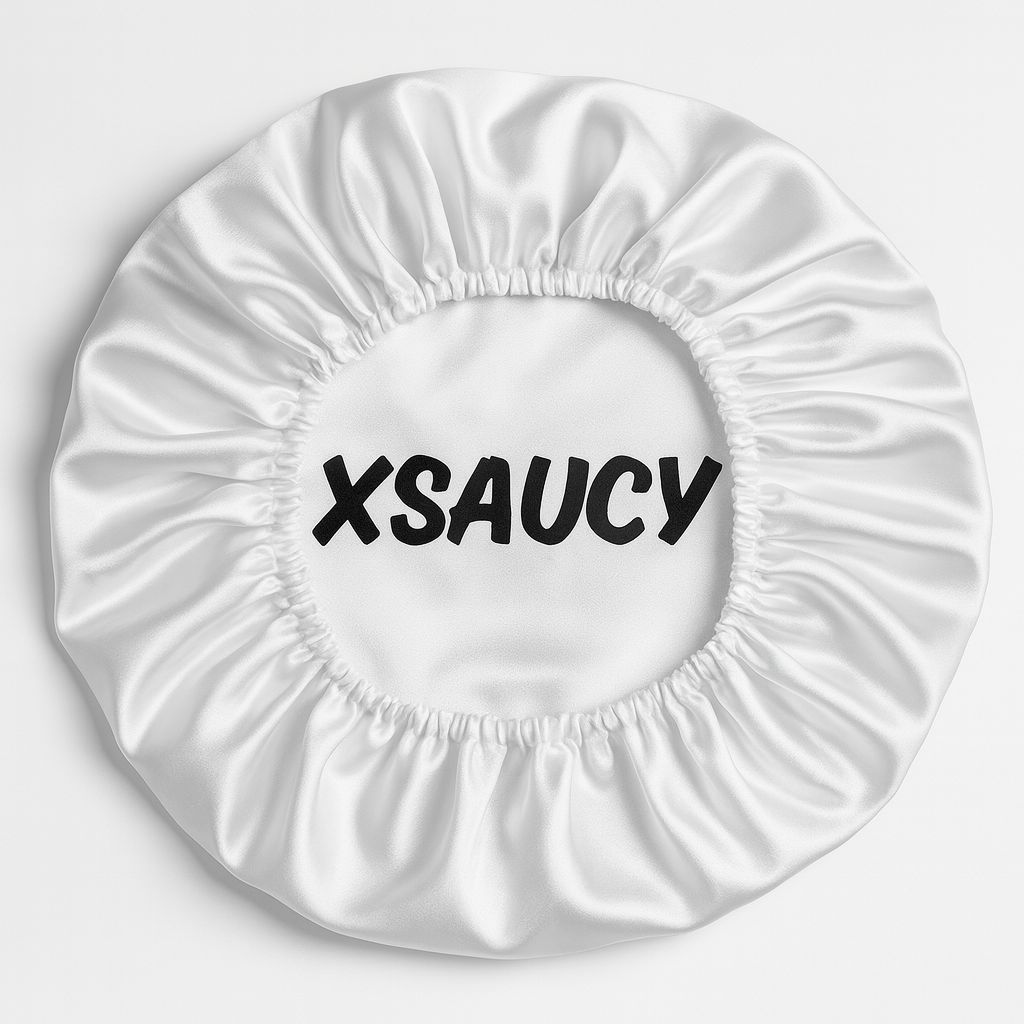 XSaucy SilkGuard™ Bonnet ( White )