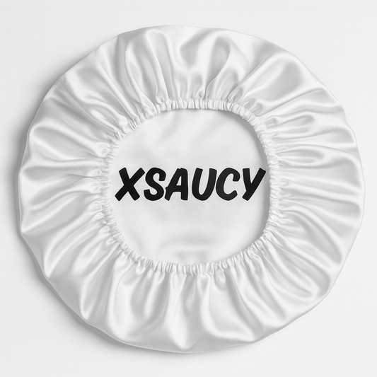 XSaucy SilkGuard™ Bonnet ( White )